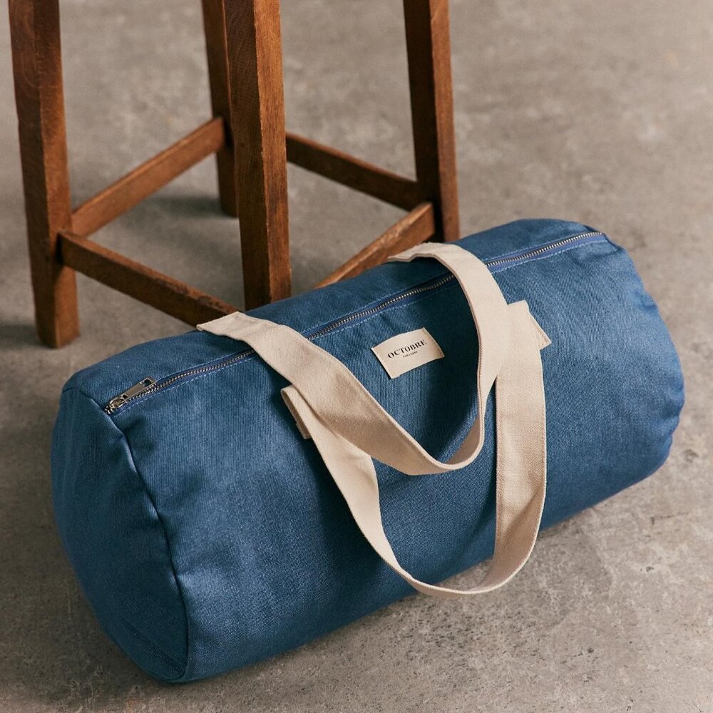 Octobre Editions Denim Bowling Bag
